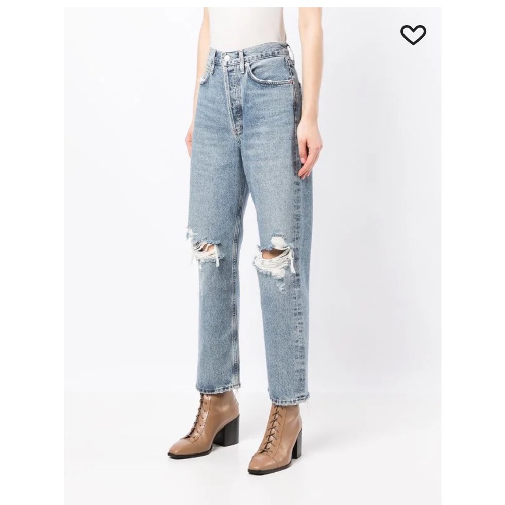 AGOLDE distressed boyfriend fit Jean